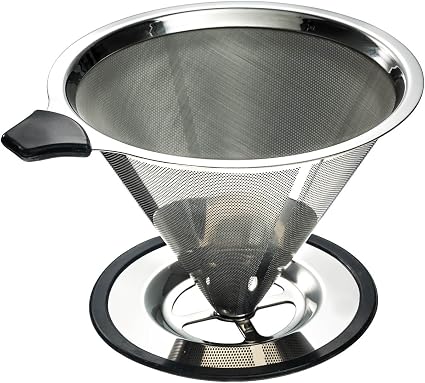Stainless Steel Pour Over Coffee Cone 