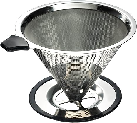 Stainless Steel Pour Over Coffee Cone 