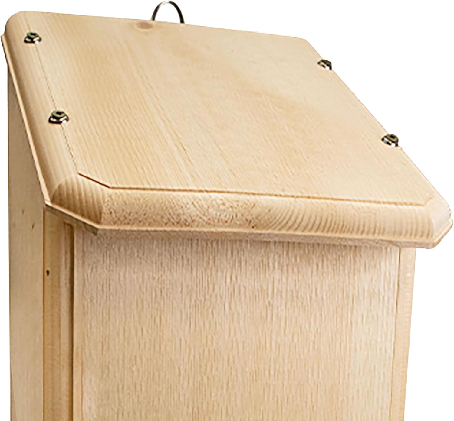 Bat Condominium for 50 Bats – Four-Chamber Vertical Bat House Made of Durable Eastern White Pine – Ideal for Nursing Colonies – Easy Mount with Hanger Bracket – 19" x 9.5" x 7.5" – Made in USA