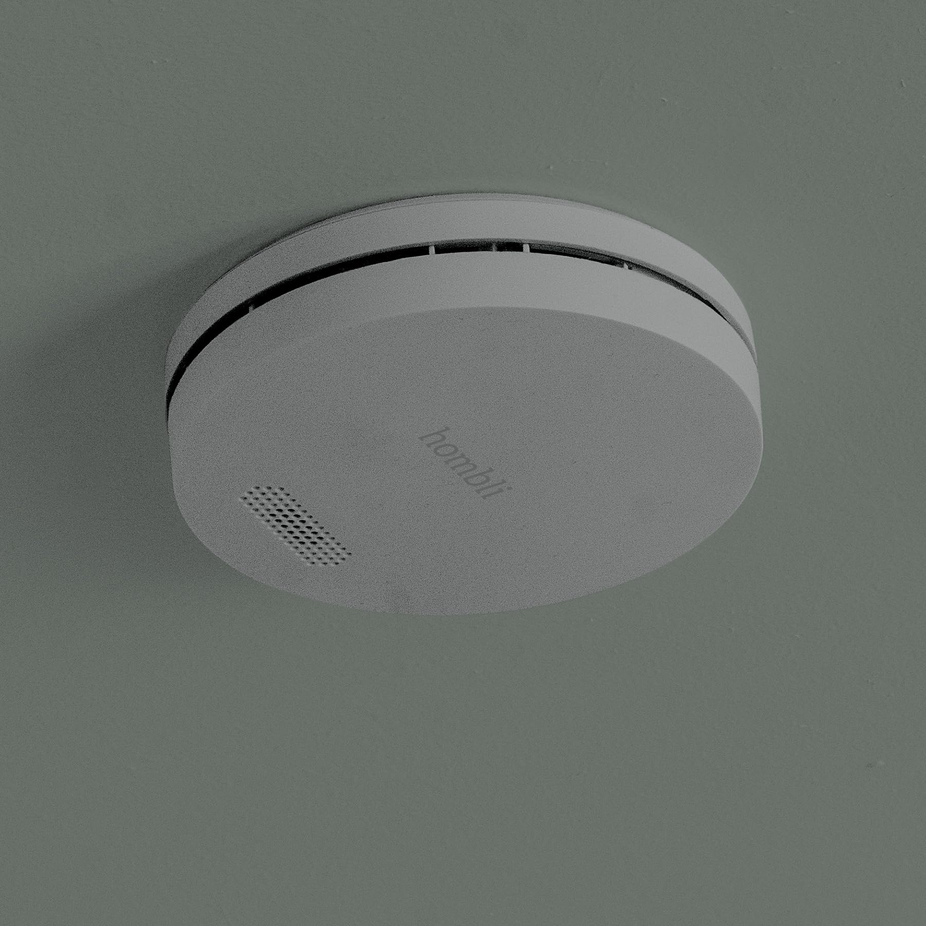 Hombli Rauchwarnmelder, 85 dB Alarm, 10 Jahren Batterielaufzeit, Grau