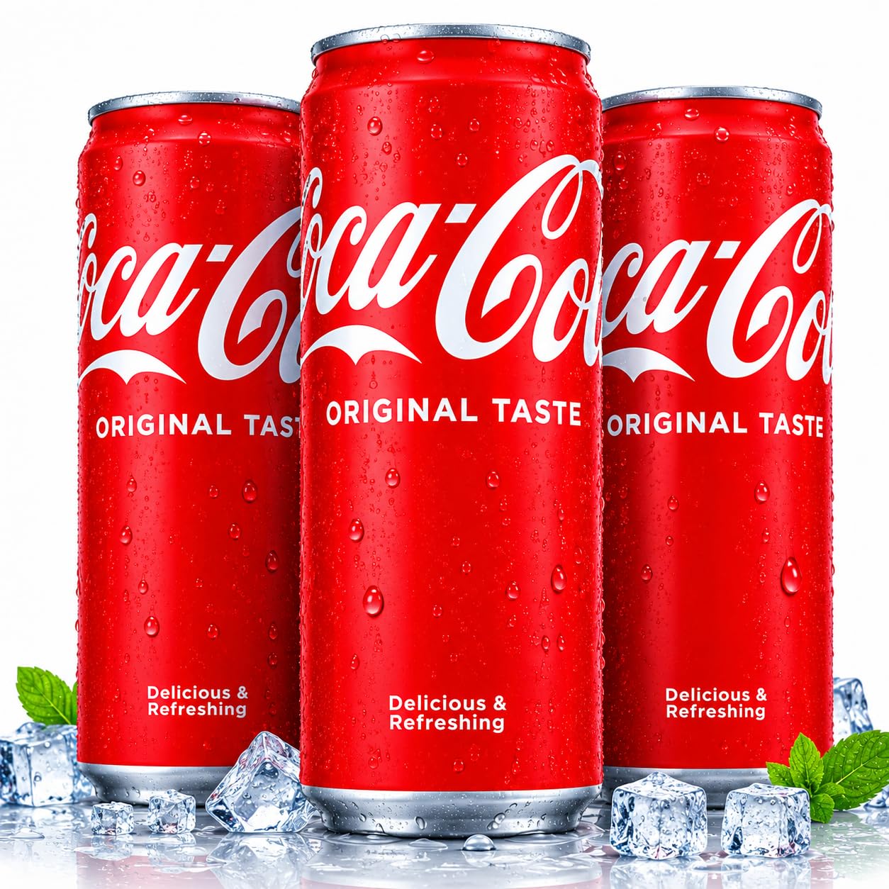 Coca-Cola Original Taste 330ml (Pack of 3) | Classic Sparkling Soft Drink | Refreshing Carbonated Cola Beverage | Imported Soda Cans-image-36