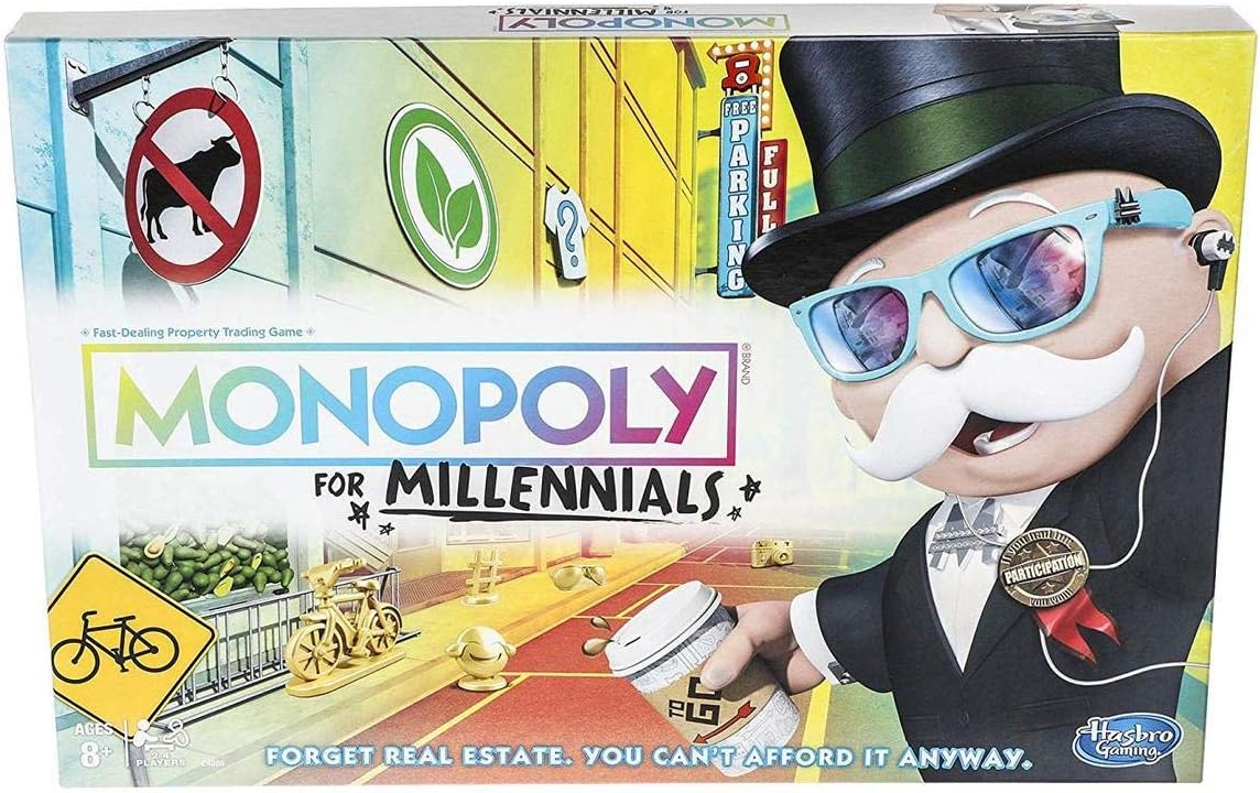 Monopoly for Millennials Board Game