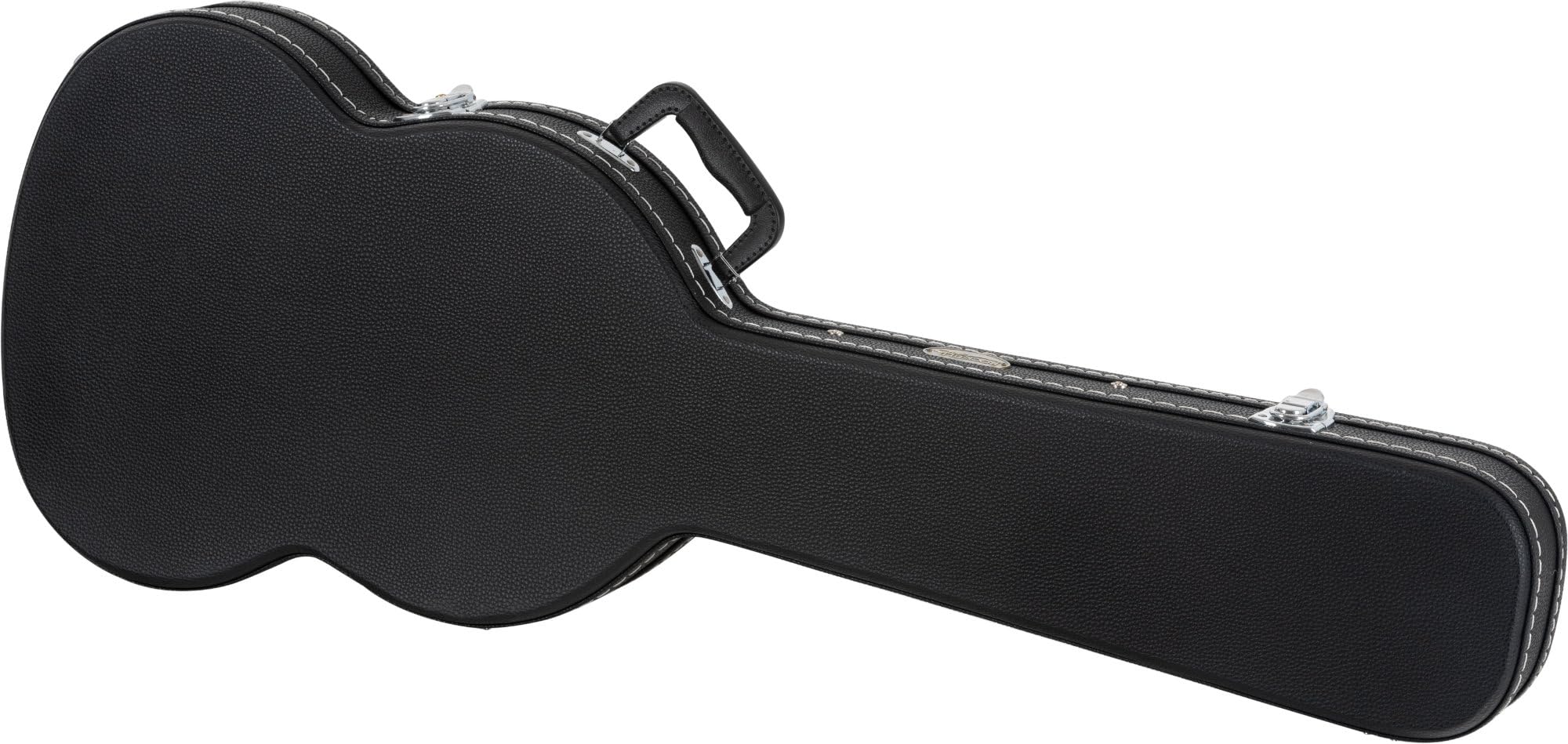 Rocktile Étui Guitare Électrique Style Double Cut (gigbag rembourré, Compartiment intégré, verrouillable, Longueur Totale : 102 cm) Noir