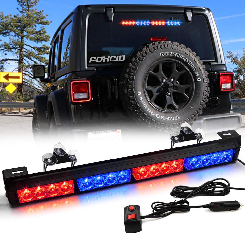 Buy FOXCID 16 LED 18'' Inch Emergency Hazard Warning Traffic Advisor