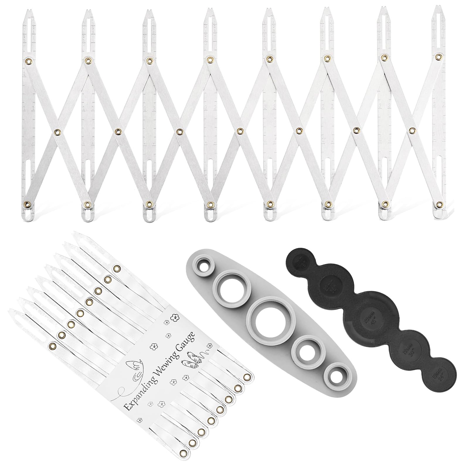 Jauge De Couture Extensible Simflex – Aluminium, Outil De Couture Pratique (origine Chine)
