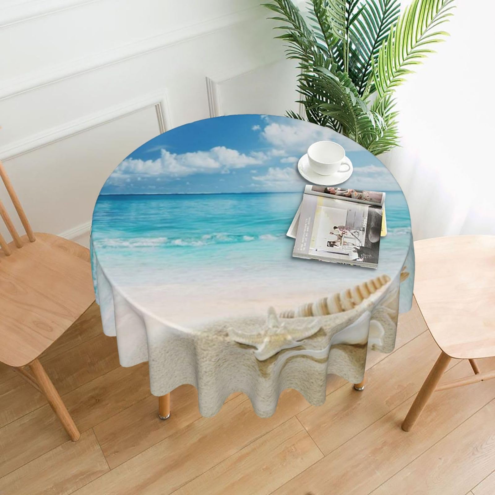 Nappe de plage imperméable infroissable résistante aux taches 150 cm