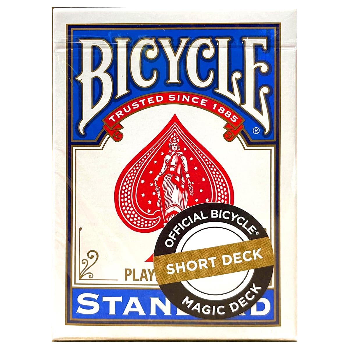 Bicycle Standard Short Decks Blue Back Playing Cards|Super Handling and Durability|Family Card Games|Gifts and Toys For Boys, Girls and Adults.