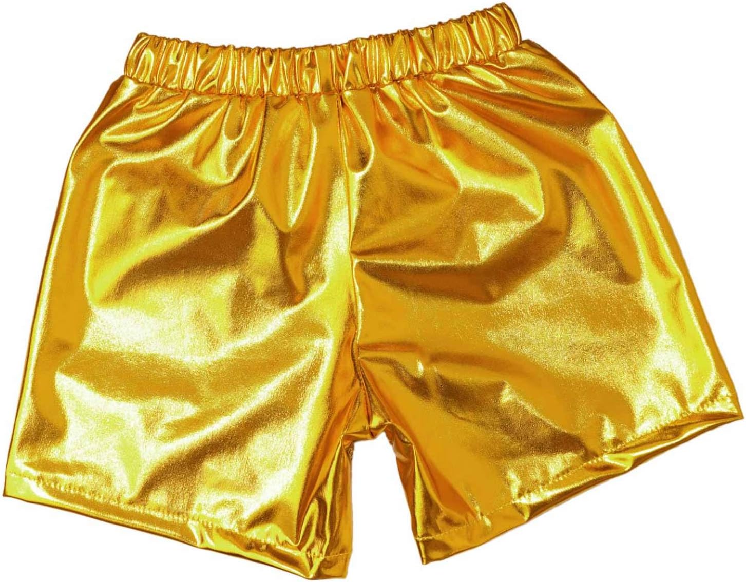 Linjinx Kids Girls Fish Scale Sparkly Metallic Ballet Dance Shorts Shiny Hot Pants Athletic Shorts Party Bottoms