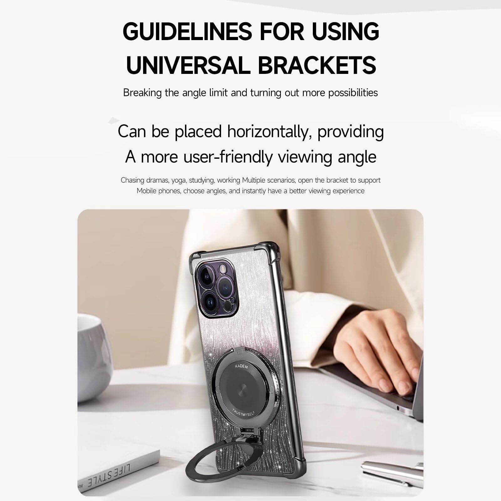 Glitter Case For Motorola Moto E14 / G04 / G04s / G24 - Transparent