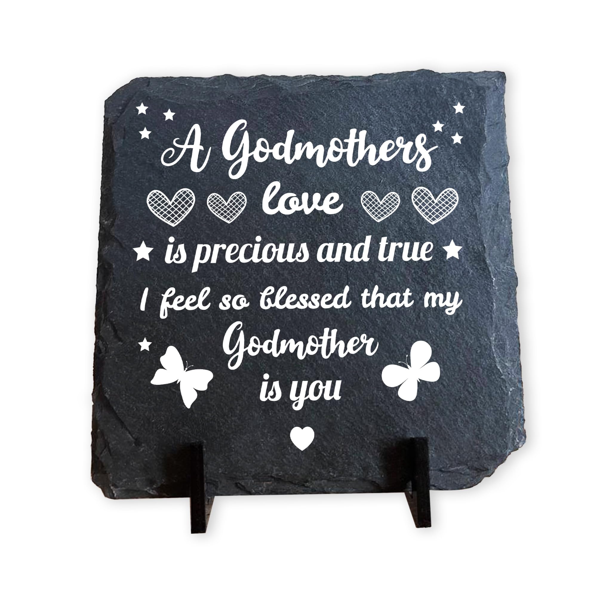 Red Ocean Godmother Thank You For Her Slate Sign Godmother Christmas Birthday Plaque For Sister Best Friend Keepsake
