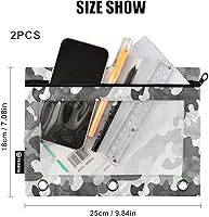 Vista 68 de Binder Pouch Purple Gold Shine Marble File Folder Sturdy Pencil Pouch for 3 Ring Binder Clear Window Office Desk Supplies Case Memento Holder with