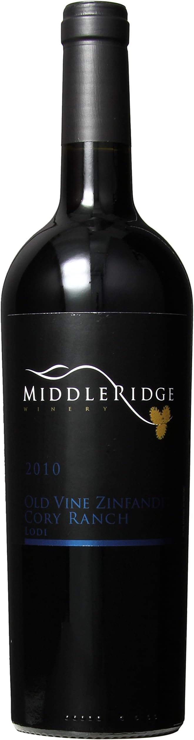 2010 Middle Ridge Winery Old Vines Zinfandel Cory Ranch Lodi 750 mL