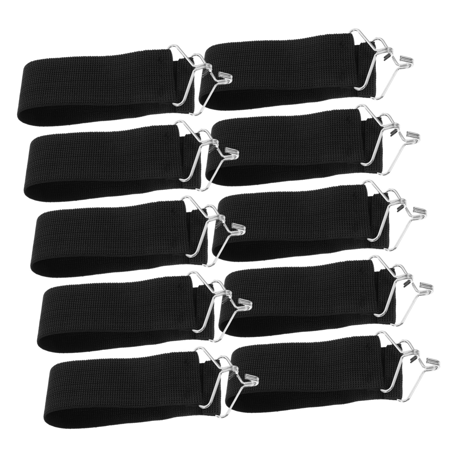 Alipis 10 Pezzi Set di Cinghie di Rinforzo in Nylon e Metallo per Sedia Reclinabile Pieghevole, Resistente All’usura e Massima Stabilità, per Viaggi in Spiaggia e Pesca