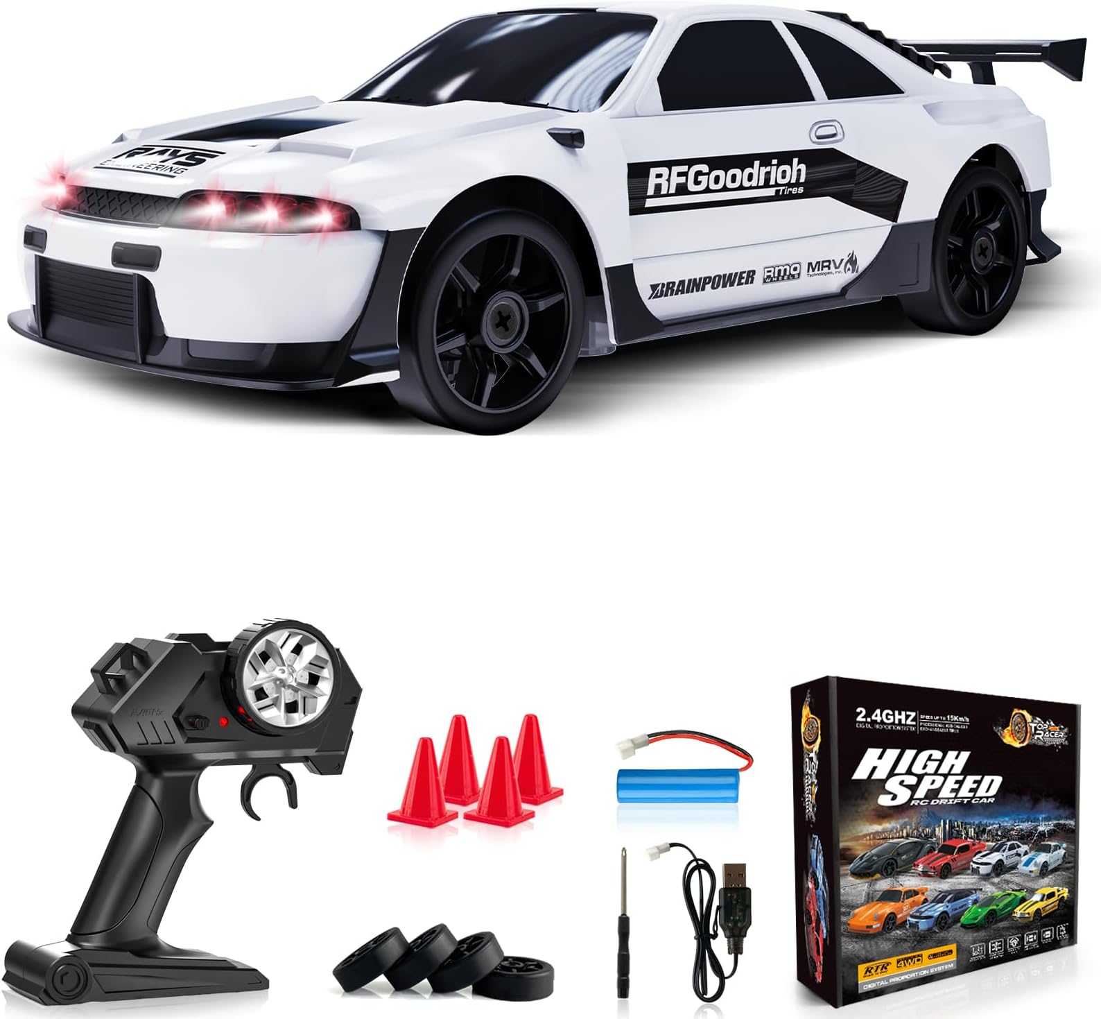Everbigmai RC Drift Car for Kids
