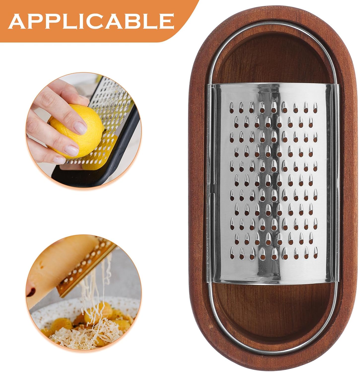 Stainless Steel Multi-functional Cheese Grater with Vegetable Shredder for Carrots Potatoes Kitchen Food Holder Reusable Vegetable Grater Tool for Home and Restaurant Use