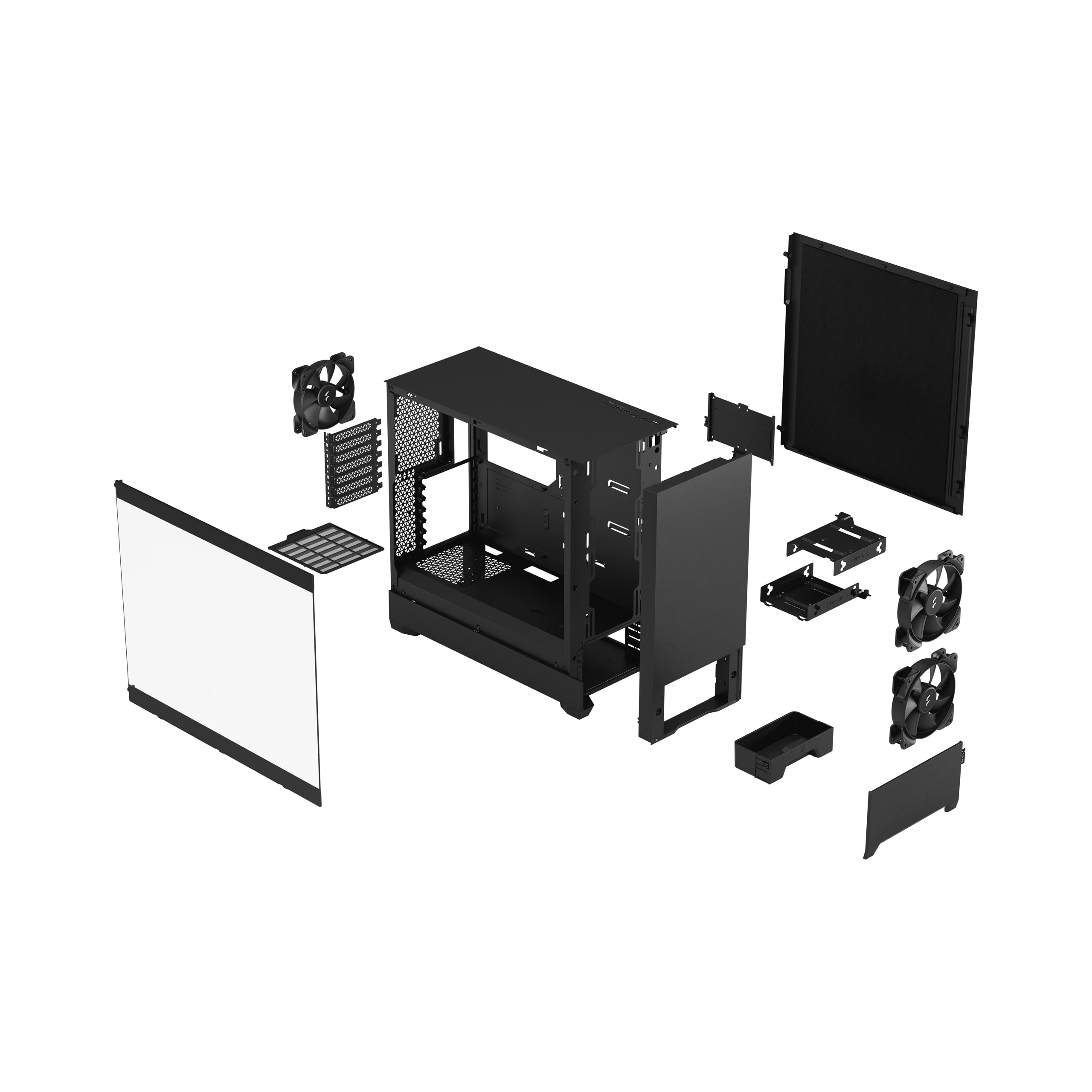 Fractal Design Pop Silent Black - Casing PC SILENT Mid Tower - Dettaglio