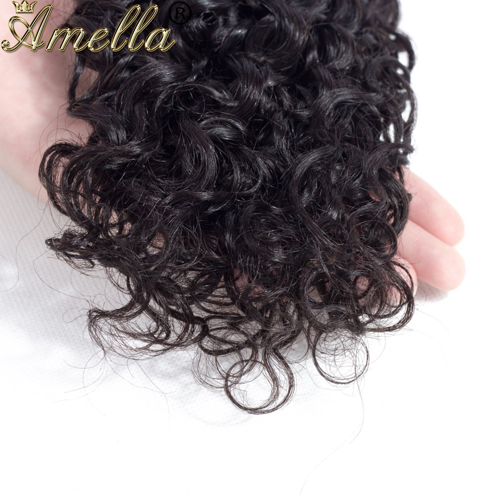 Virgin Brazilian Curly Bundles( 14 16 18 inch) Amazon.com : Brazilian Kinky Curly Human Hair Bundles - 14  main image 3