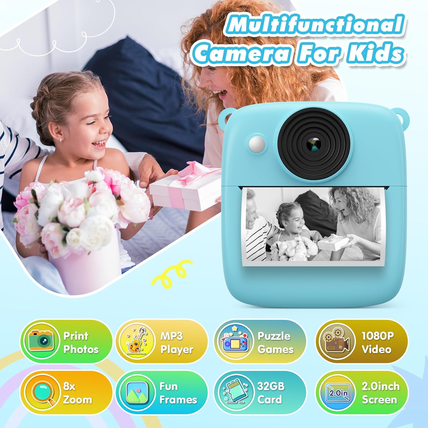 CalineGam Kindercamera Direct Printen