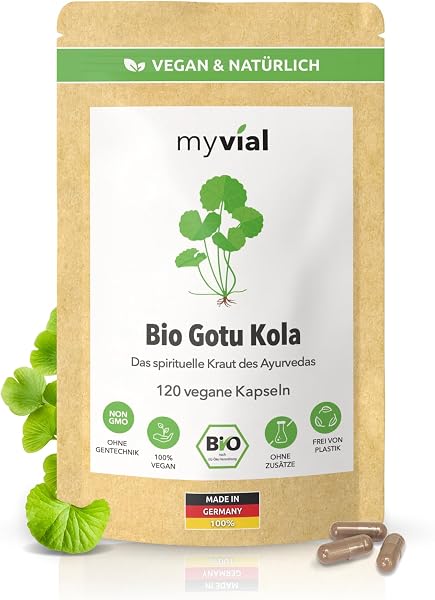 Bio Gotu Kola Kapseln 120 Stück ohne Zusatzstoffe