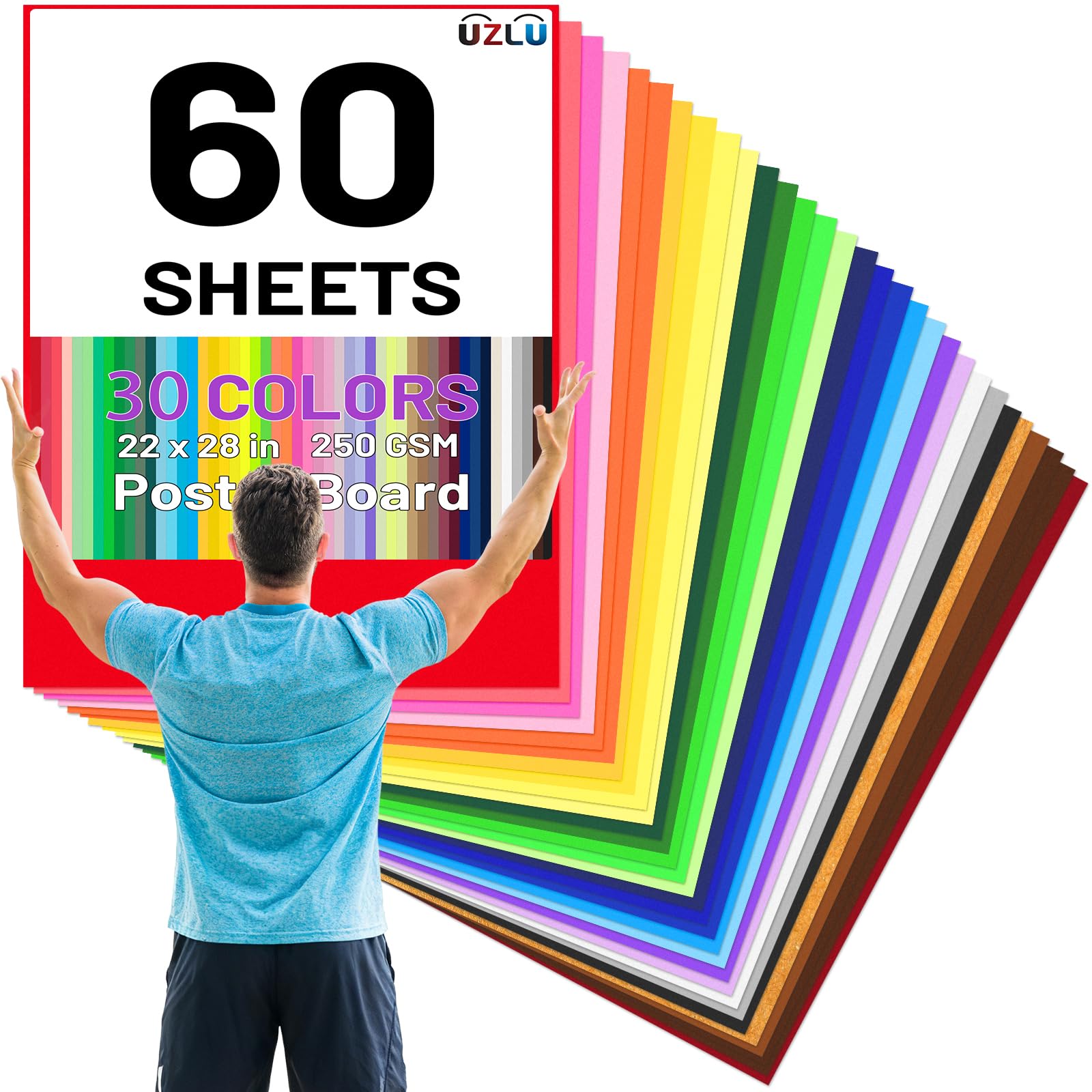 100 hojas de cartulina roja y verde de Navidad de 8.5 x 11 pulgadas, 180 g/m², 65 libras, papel de construcción negro, papel de impresora para invitaciones, impresión de papelería, manualidades,