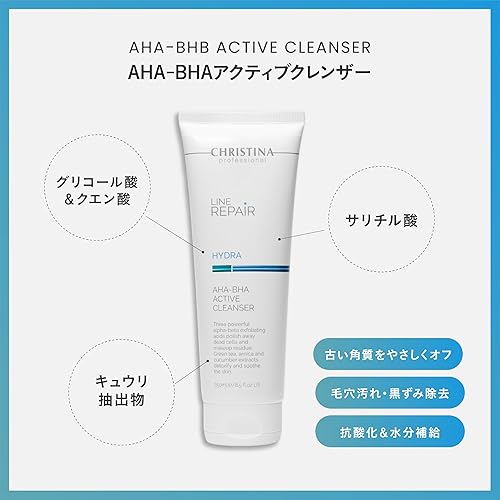 Miniatura 6 de Christina Line Repair AHA BHA Limpiador facial con ácido salicílico | Revitaliza, mejora la textura de la piel, reduce las arrugas con el lavado