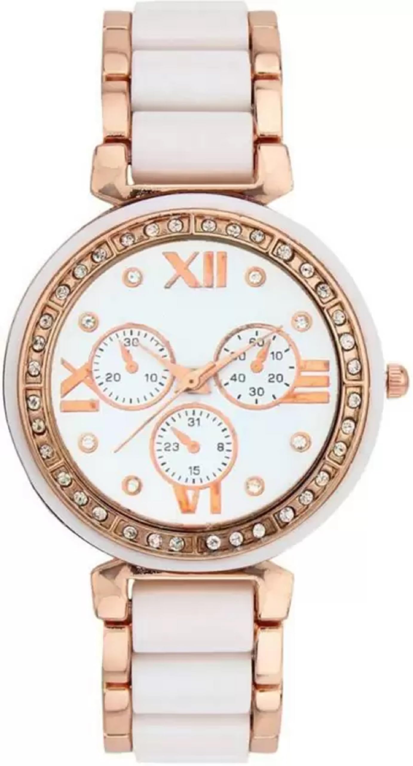 Viser Black-Rose Gold IIK MINA Analog Watch for Girls and Women (B0CT3TKW1V) Amazon Price History, Amazon Price Tracker