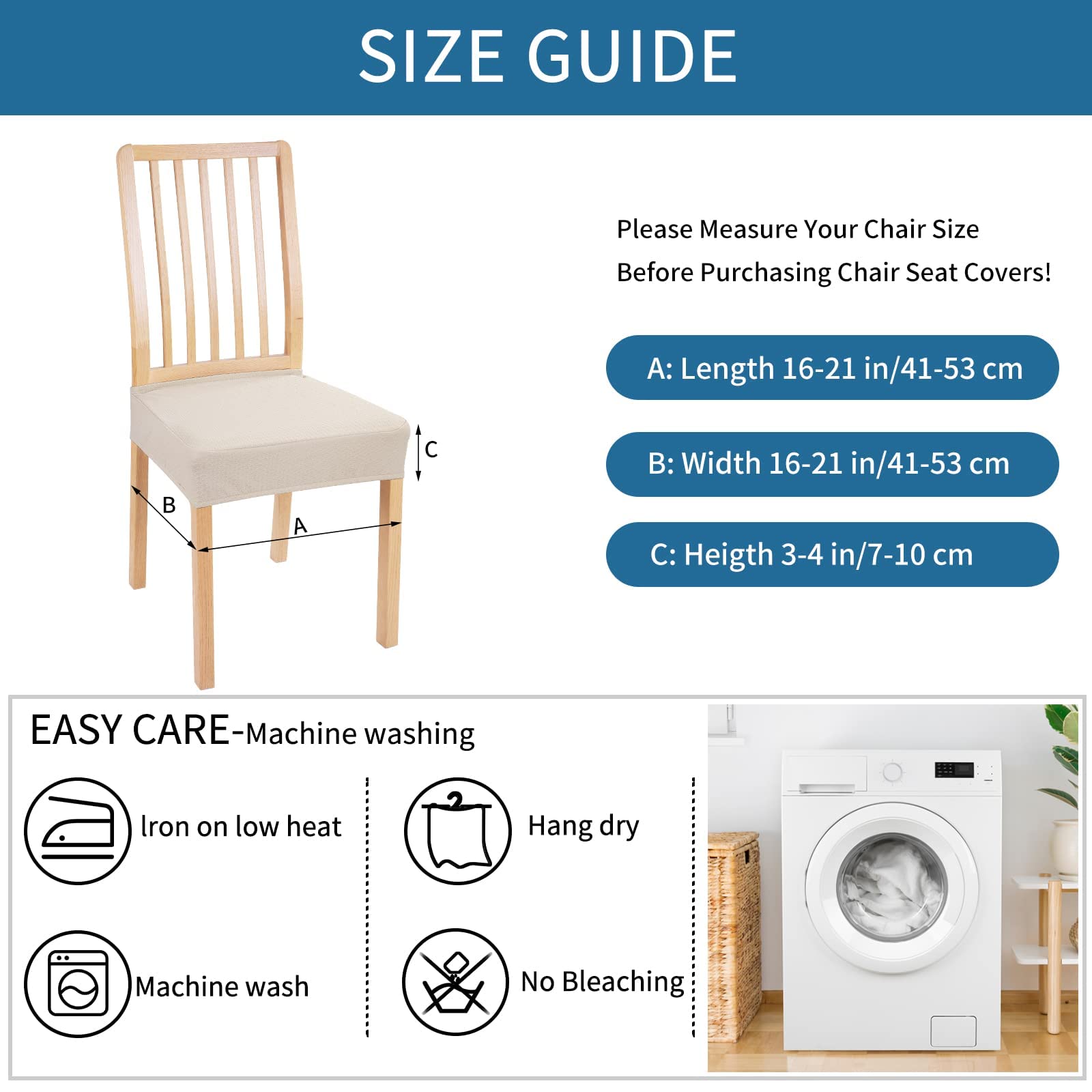 4 Coprisedia Homaxy In Velluto - Giallo Estraibili E Lavabili | Per Casa E Hotel - Foto 4