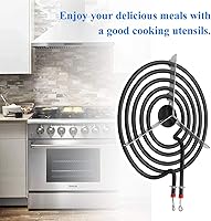 Vista 4 de 316442301 Electric Range Burner 8'' Coil Surface Element (5-Turns) by APPLIANCEMATES Replacement for Frigidaire Range Coil Surface Element Replaces