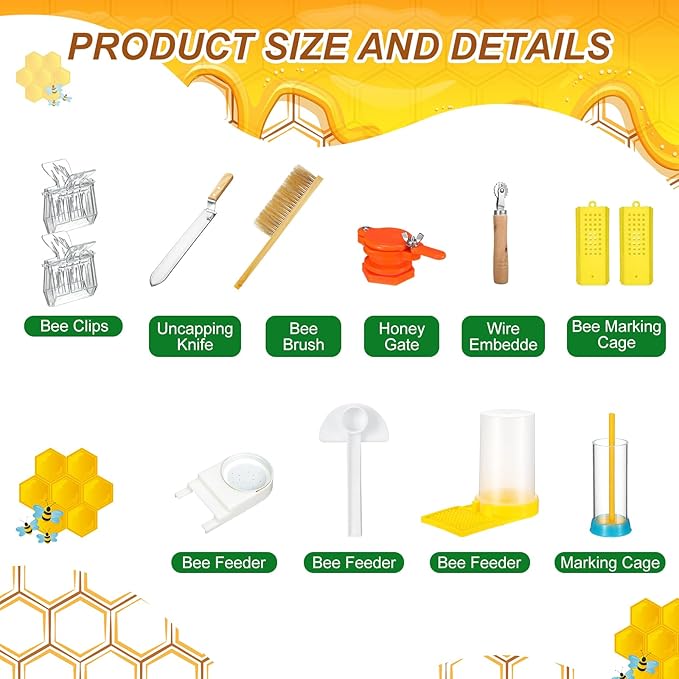 Kit de Apicultura 30 Piezas para Principiantes y Profesionales (Grande) miniatura 4