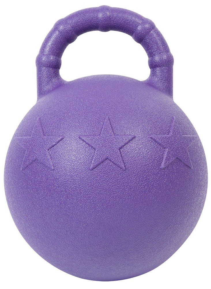 Pfiff Fruitstar 102446 - Pelota de juguete con aroma a menta, autoinflable, color lila, 25 cm