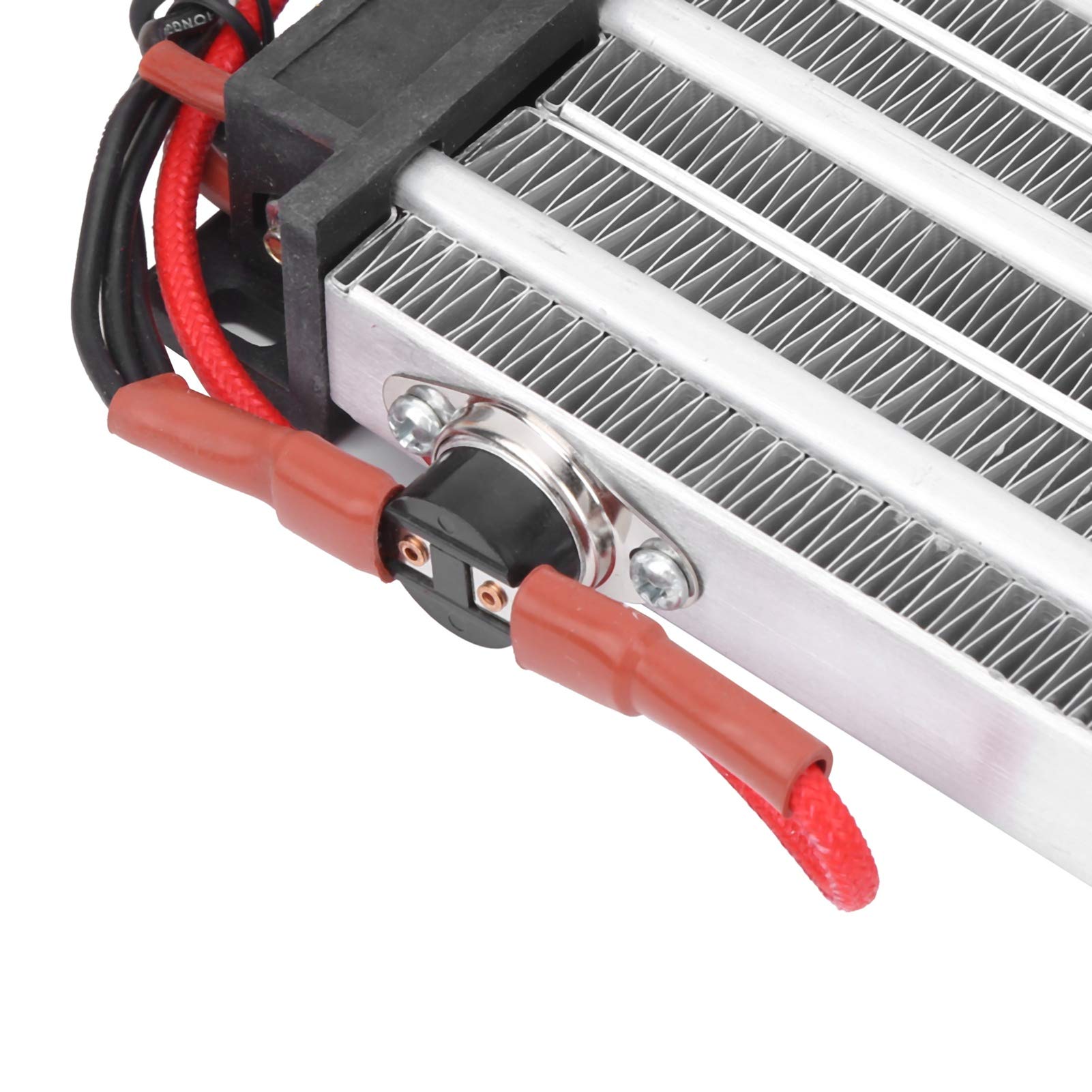 Ausla Calentador de Aire de Cerámica PTC Componente de Calefacción PTC Aislado AC220V 2500W Tubo de Aluminio de Temperatura Constante Calor Rápido para Calentador Humidificador Secador Ventilador