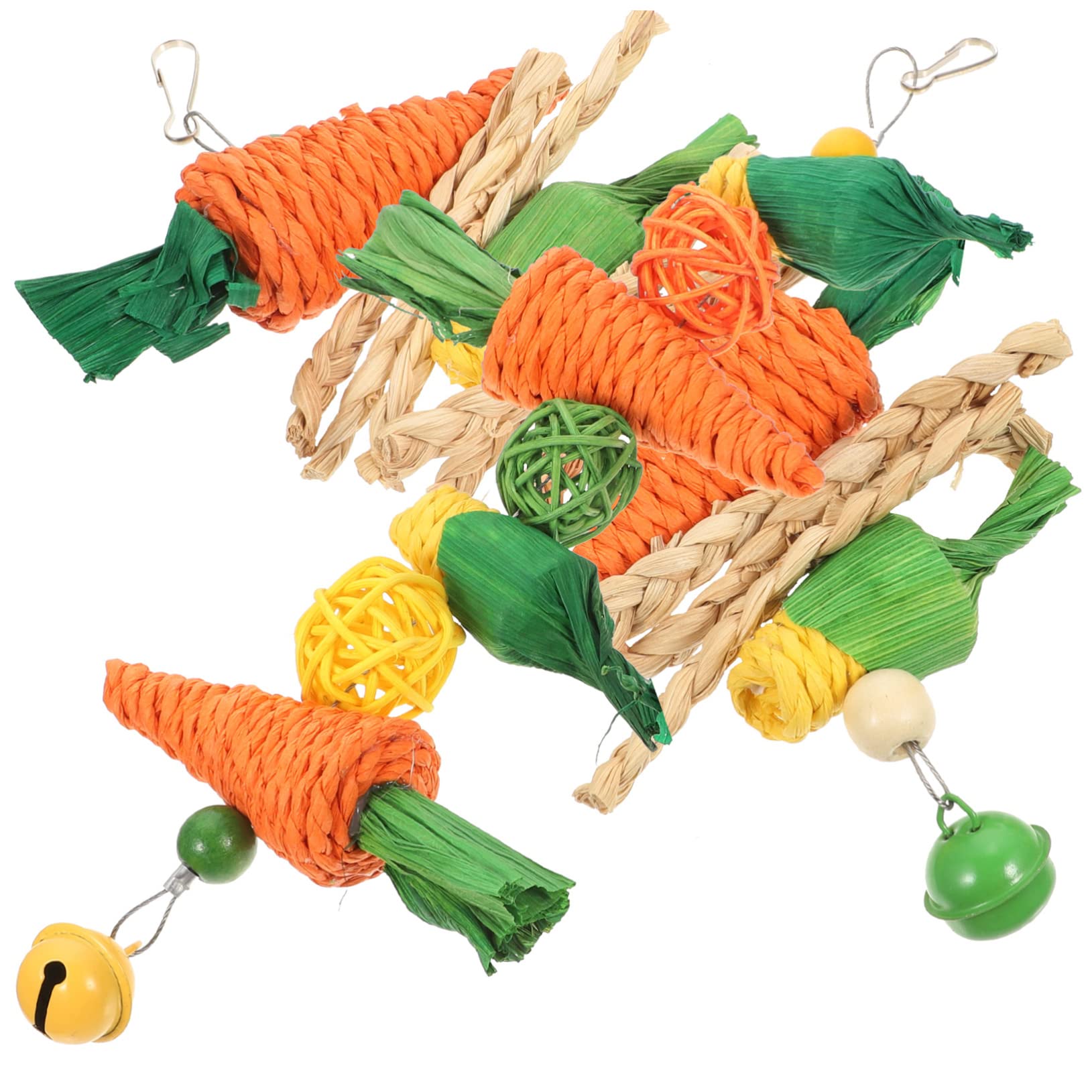 Beavorty 10pièces Jouets à Mâcher pour Oiseaux Jouet Vigne pour Perroquets Et Perruches Accessoire De Et pour Petits Oiseaux