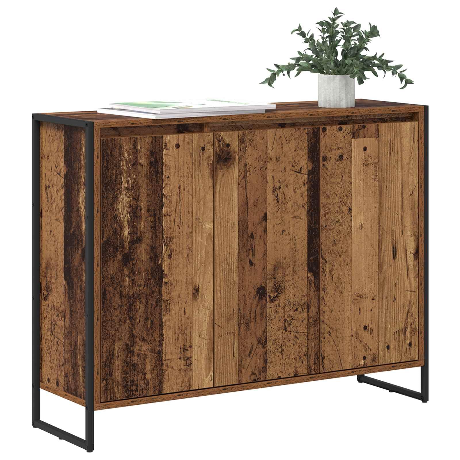 Armadio laterale in legno, 96,5 x 30 x 75 cm