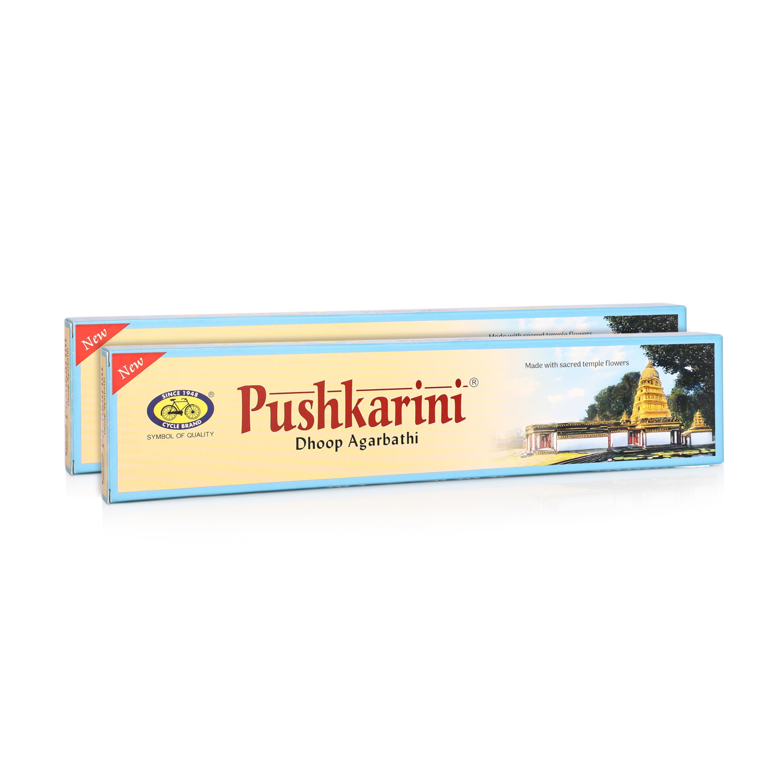 Cycle Pure Pushkarini Dhoop Agarbatti | Divine Herbal Blend | 80g Pack of 2-picture-34