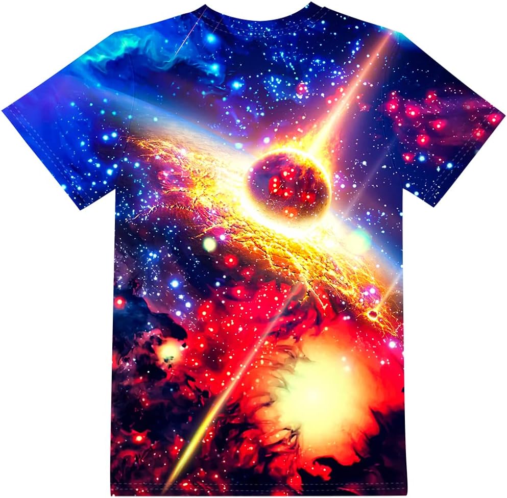 LAIDIPAS Boys & Girls Teens 3D Colorful Graphic Funny Print Shirts for Youth Size 6-16 Years - Image 3