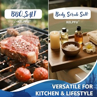 Coarse Sea Salt for Grinder Refill or Cooking 8oz Pure Unpolluted 100% Natural Unrefined Australian Sea Salt Mineral Rich Gourmet Cooking Salt (0.5lb per bag)