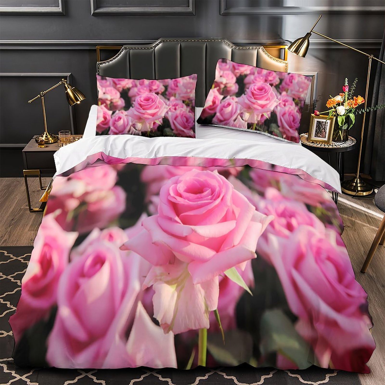 Parure de lit King anti-plis et ultra douce pour un lit toujours parfait sans repassage fastidieux