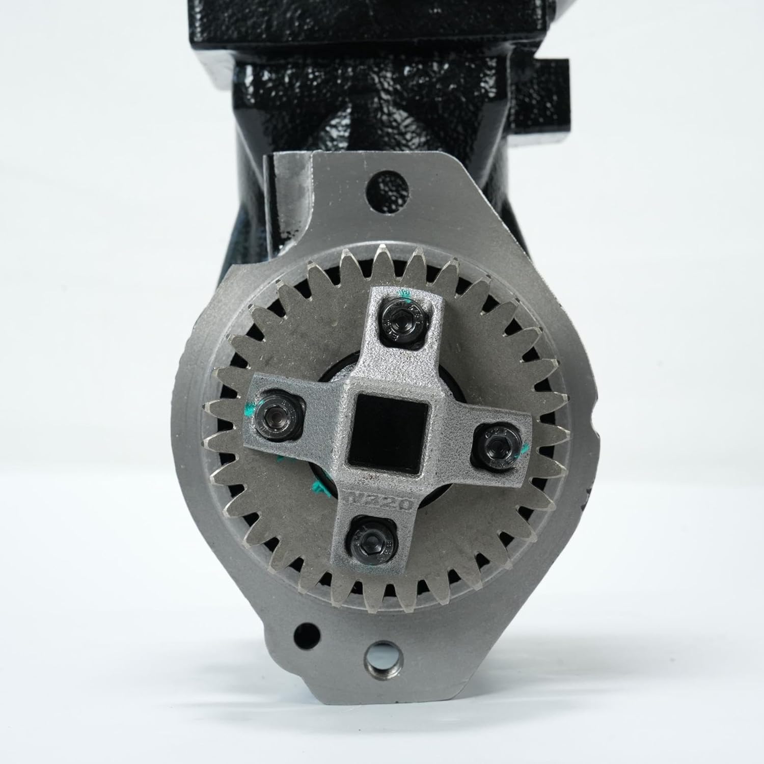 Air Brake Compressor Replacement for Cummins ISX Engine (2010+) – Compatible with 3687343 3690864RX 4318220RX 3685918, Heavy Duty 12V Air Compressor for Trucks & Buses