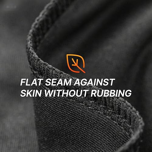 Miniatura 5 de Camisa de compresión térmica para hombre, con forro polar, manga larga, capa base atlética, para clima frío