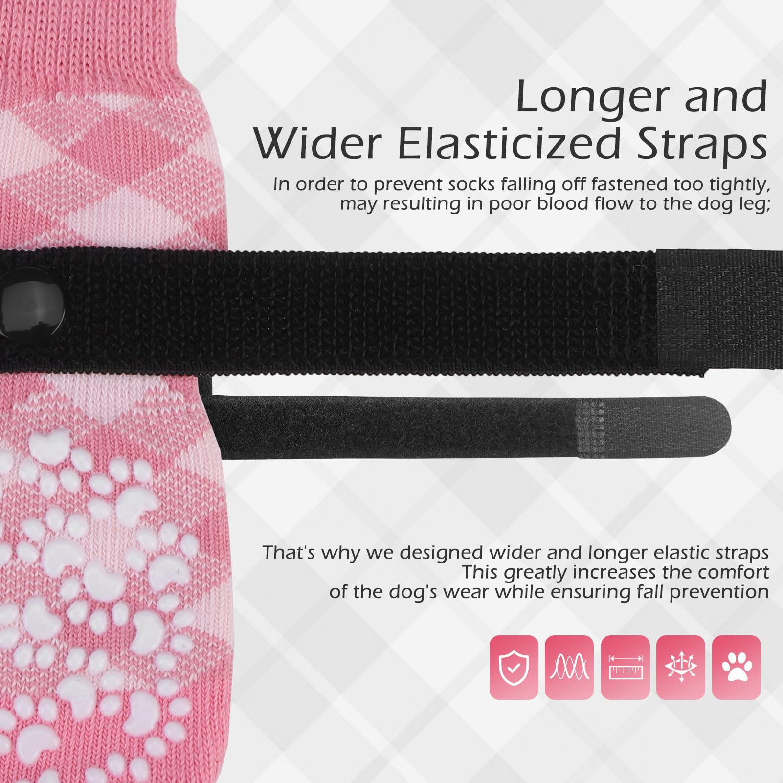 EXPAWLORER Dog Socks to Prevent Licking Paws - Image 4