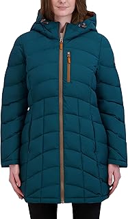 Sponsored Ad - HFX Women's Mid-Weight Puffer Jacket – Water-Resistant, 4-Way Stretch Fabric Insulated Coat