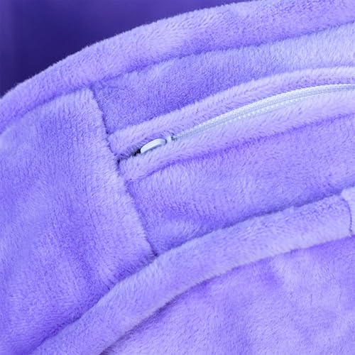 Miniatura 7 de Getifun Sofá cama para mascotas, sofá de terciopelo con cojín extraíble lavable para perros pequeños y gatos (morado)