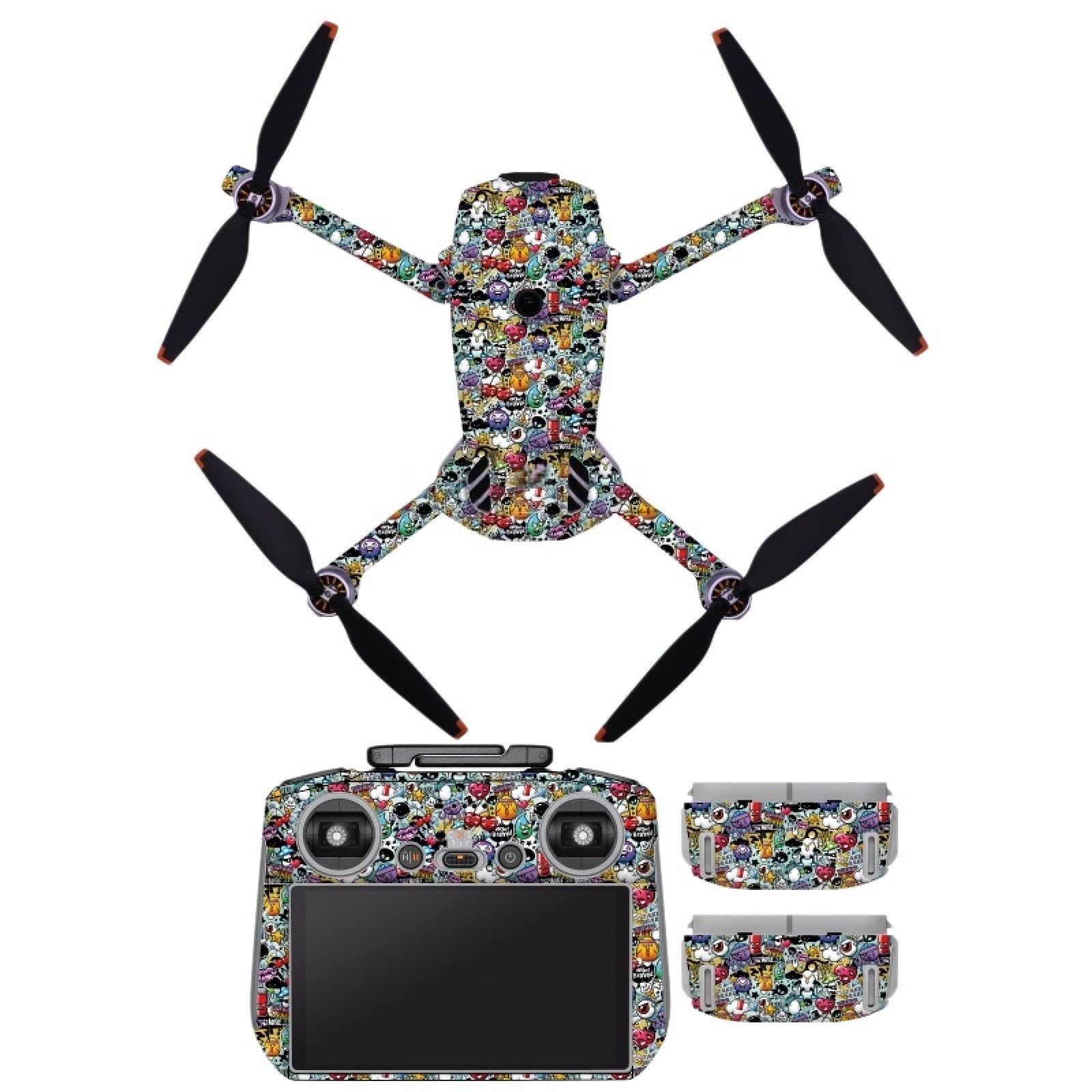 Decorative Sticker Kit for DJI Lito x1 and RC 2, Waterproof Skin Sticker Decal DIY Accessory for DJI Lito x1 Drone, Dust-proof Protective Accessories (9)
