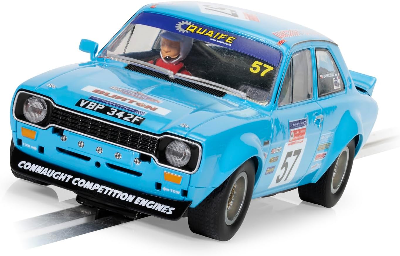 Scalextric Ford Escort MK 1 Tony Paxman Racing #57 1:32 Slot Race Car C4445