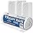 Clear 7-10 Gallon Trash Bags, 500 Bulk Pack - Medium Size Garbage Bin Liners for Office, Bedroom and Kitchen Wastebasket Cans - by Executive Collection