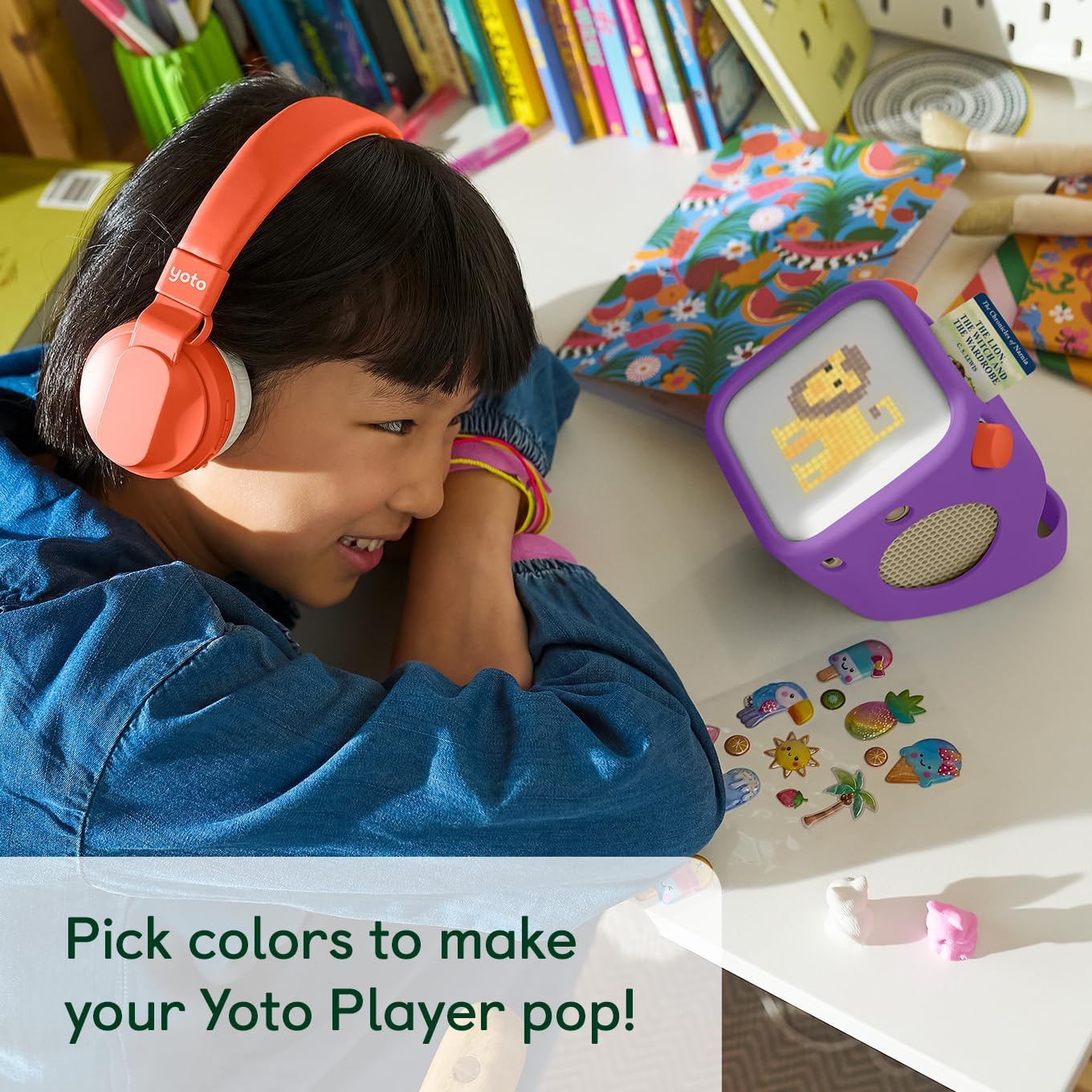 Yoto Player Accessories Bundle - Wireless Charging Dock + Adventure Jacket in Grape Soda – Compatible with 3rd Generation