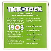Vista 2 de Tick Tock Bolsitas de té verde orgánico Rooibos (40)