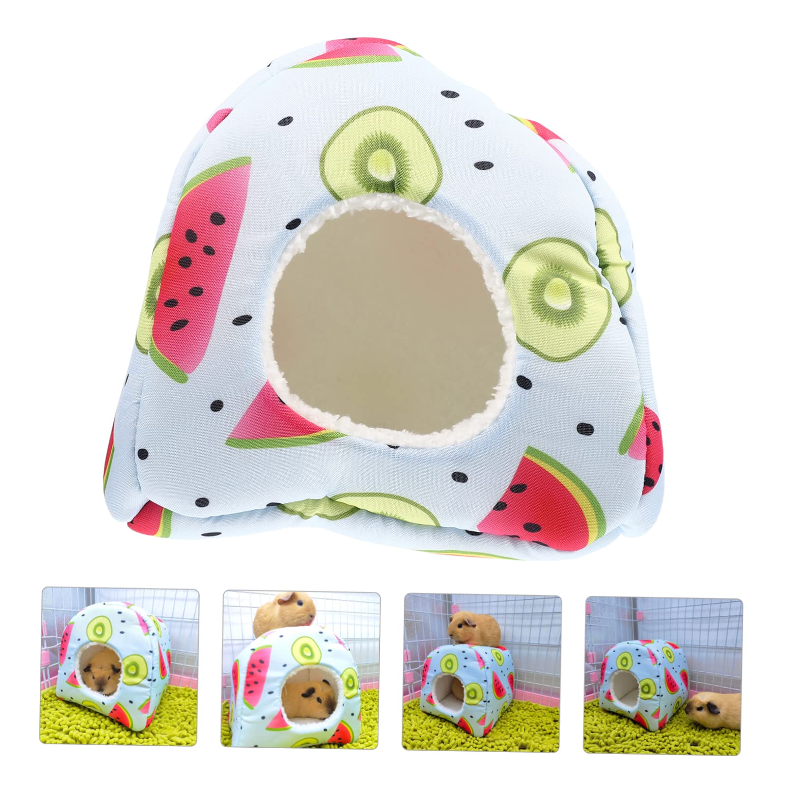 HANABASS 5stücke Hamster Warmnest Aus Kuscheliges Winterversteck Für Kleintiere Für Hamster Meerschweinchen Zuckergleiter Und Andere Nager Komfortable Und Schützende Schlafumgebung