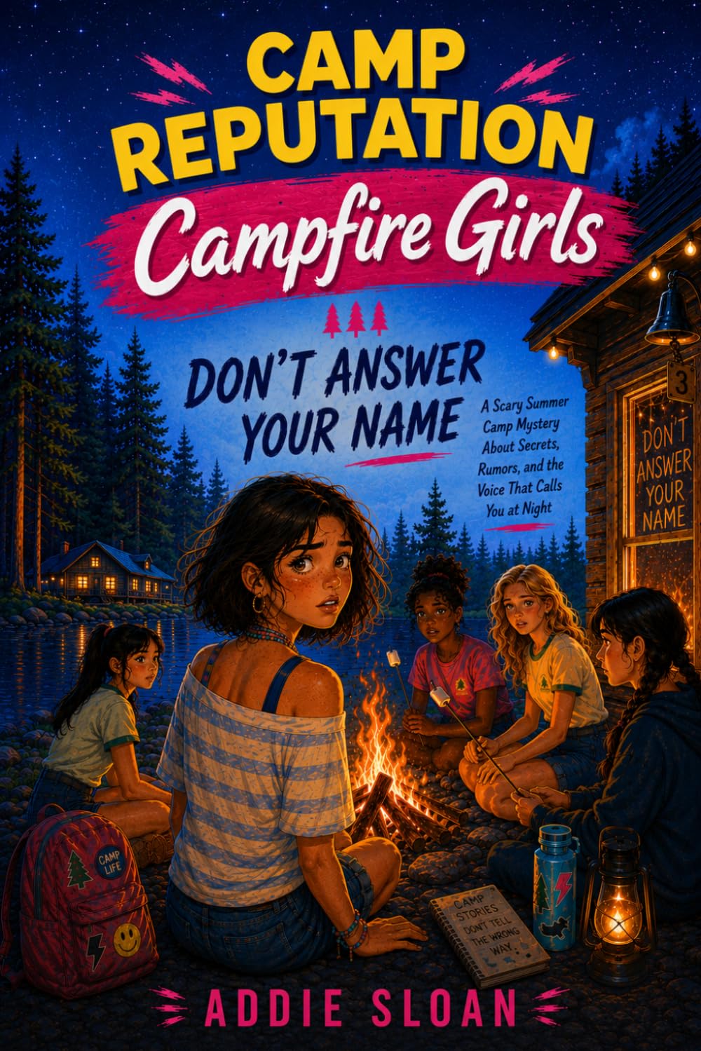 Campfire Girls: Don’t Answer Your Name: A Scary Summer Camp Mystery About Secrets, Rumors, and the Voice That Calls You at Night (CAMP REPUTATION)