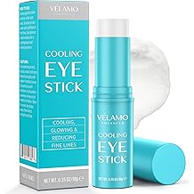 VELAMO ADVANCED Cooling Eye Stick: De-Puffing &amp; Hydrating Under Eye Balm for Dark Circles, Puffiness &amp; Eye Bags - With Caffeine &amp; Hyaluronic Acid, Portable &amp; Perfect for On-the-go Use, 0.35 OZ/10g